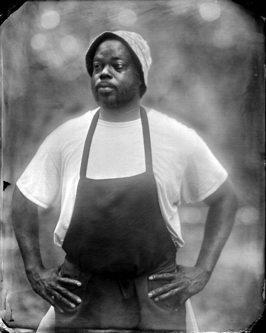 A portrait of a chef