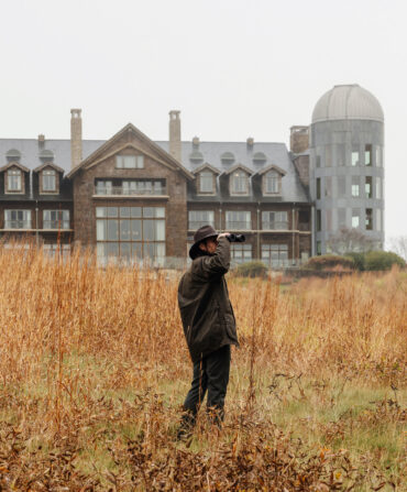 A birdwatcher