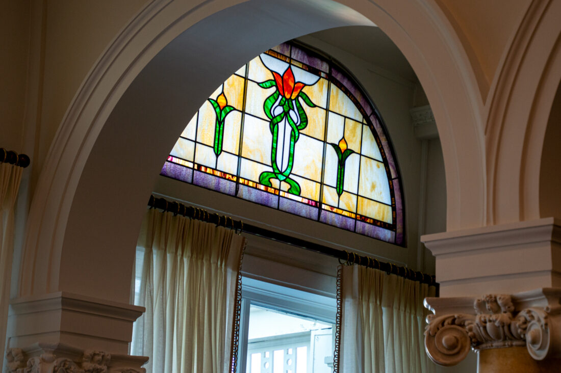 Stained glass window