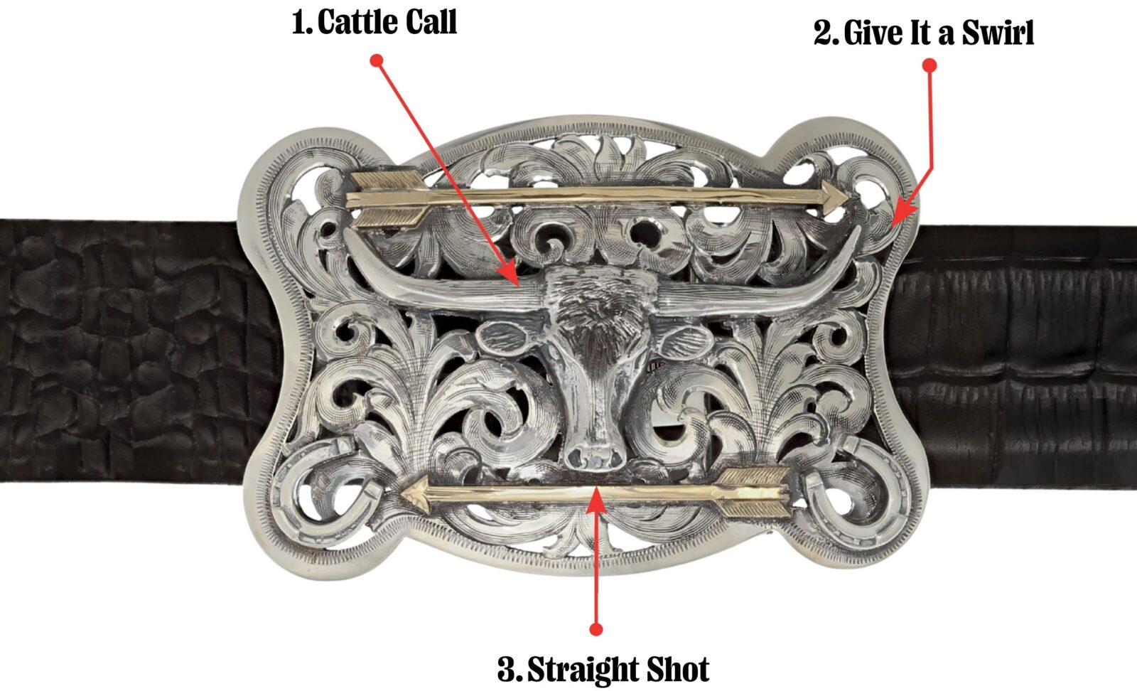 A belt buckle