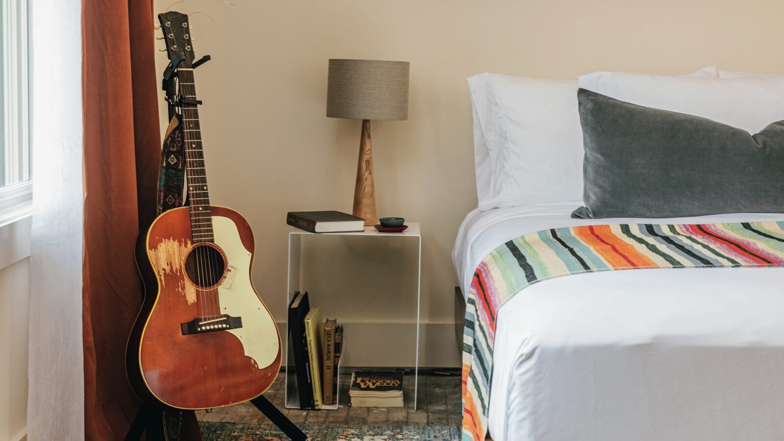 A hotel guest room