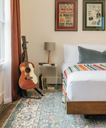 A hotel guest room