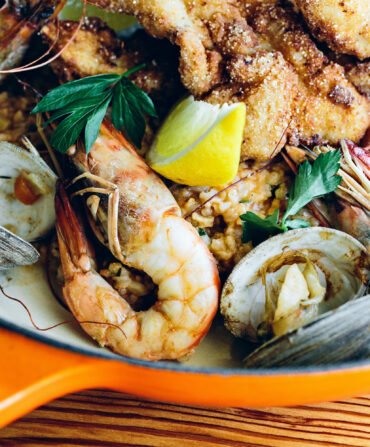 A seafood dish