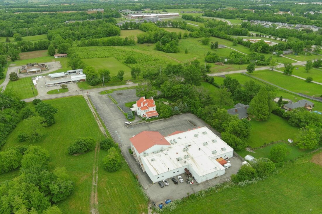 blackwood hall aerial shot