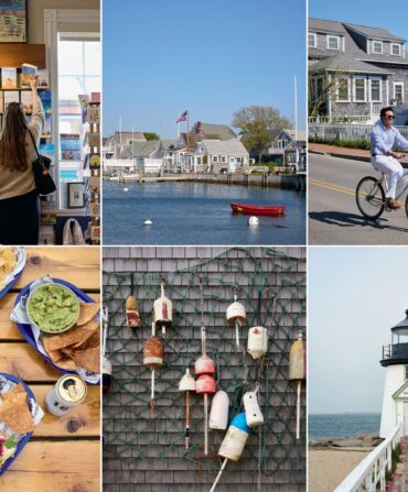 A collage of scenes from Nantucket