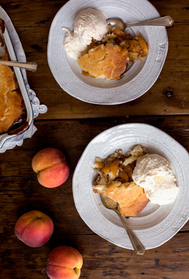 peach cobbler