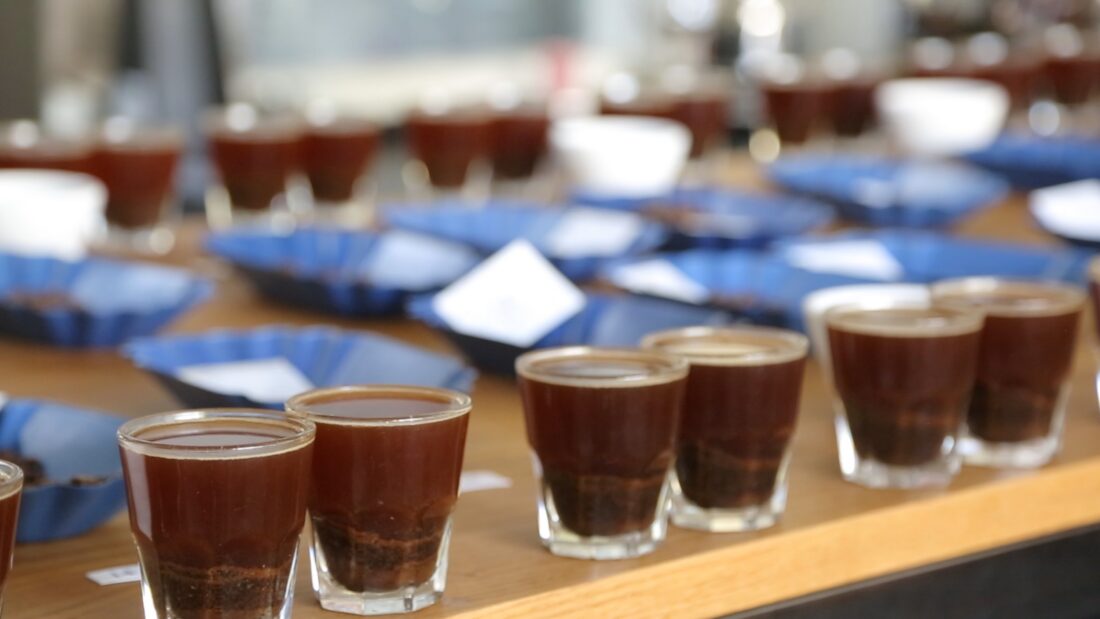 A flight of coffees