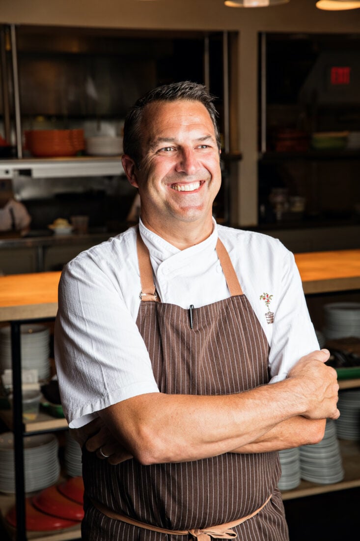 A portrait of a chef