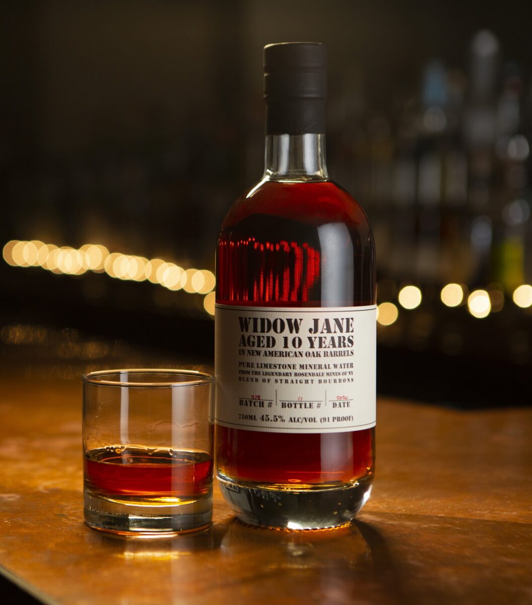 A bottle of bourbon