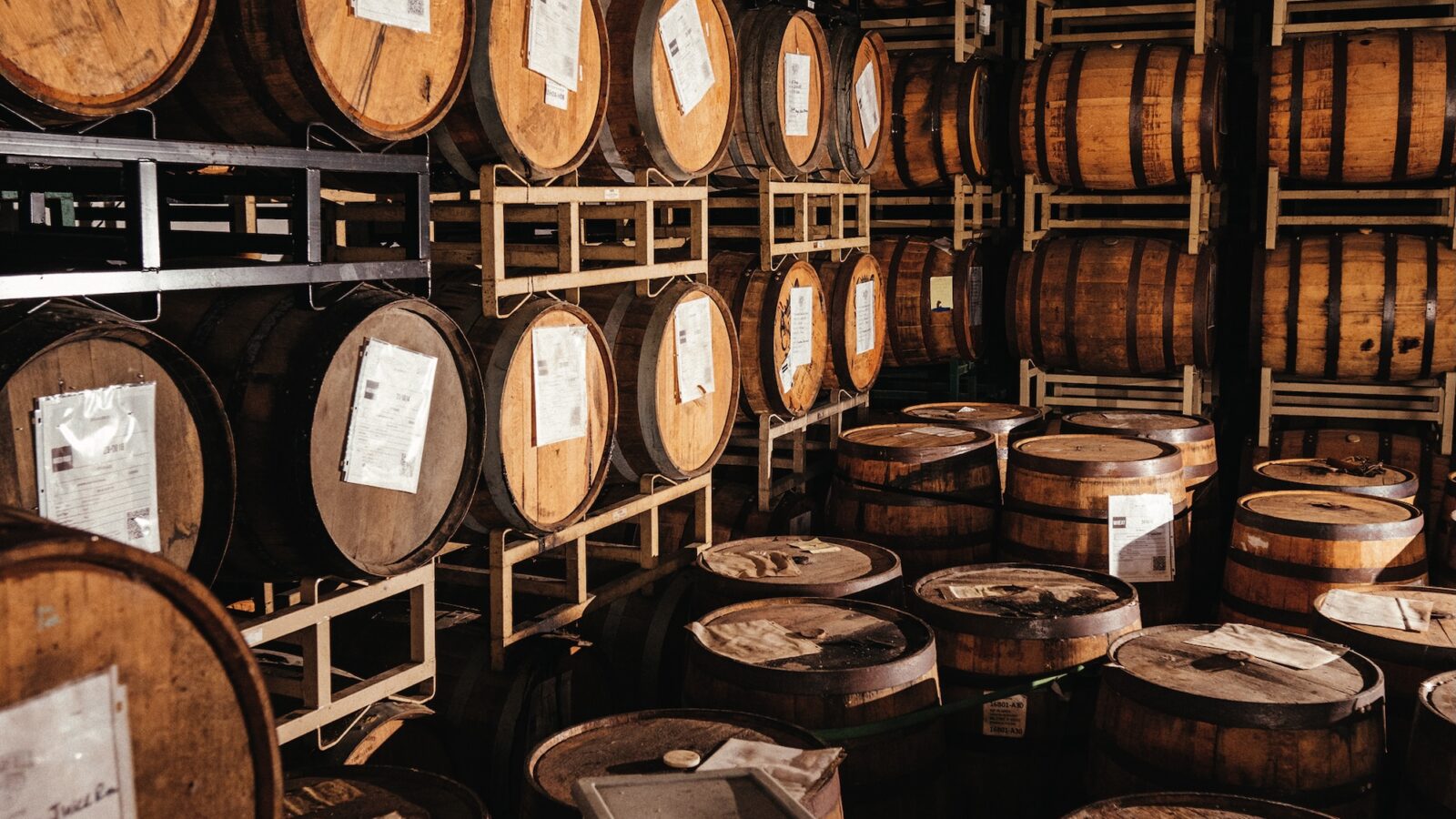 A room of barrels