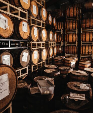 A room of barrels