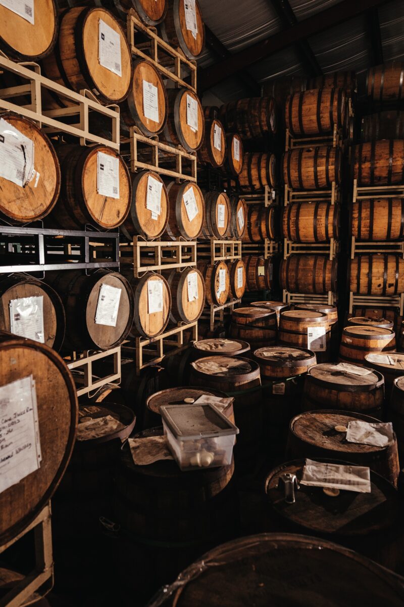 A room of barrels
