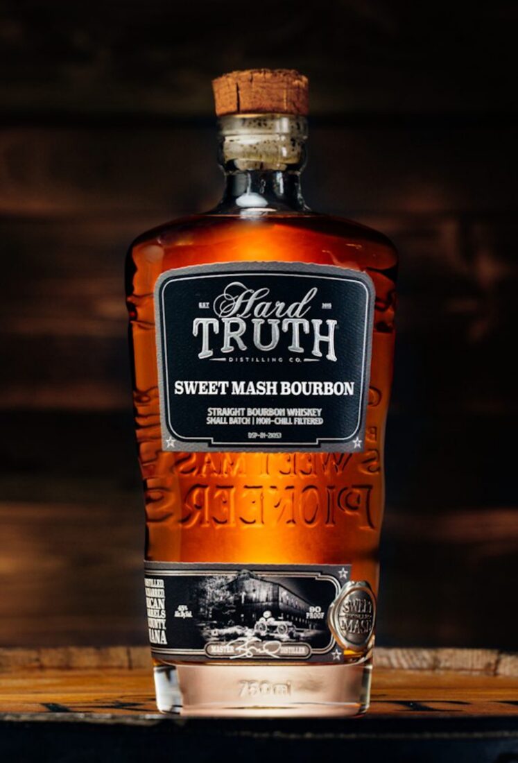 A bottle of bourbon