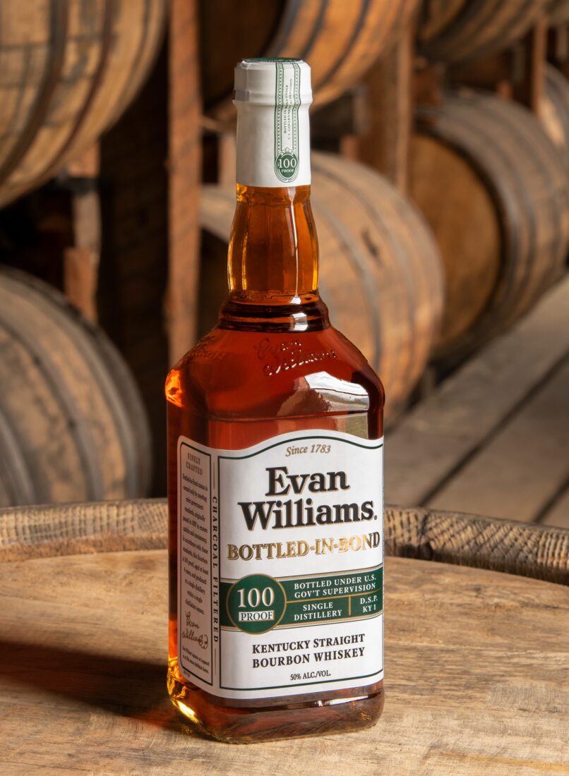 A bottle of bourbon