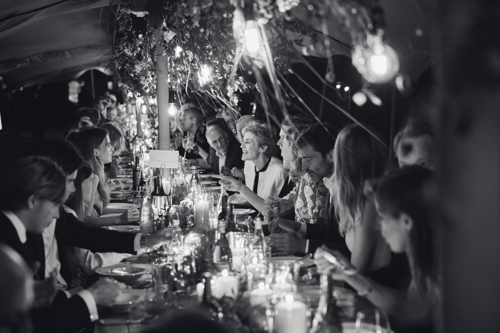 wedding black and white photo