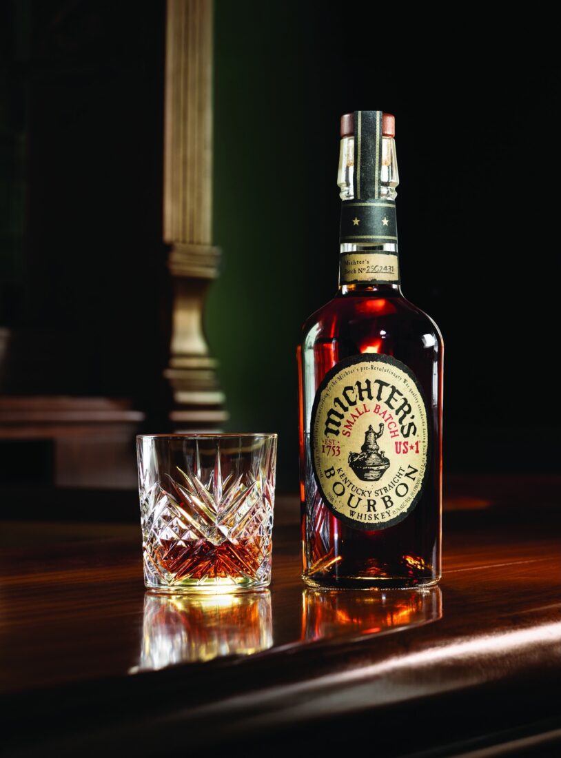 A bottle of bourbon