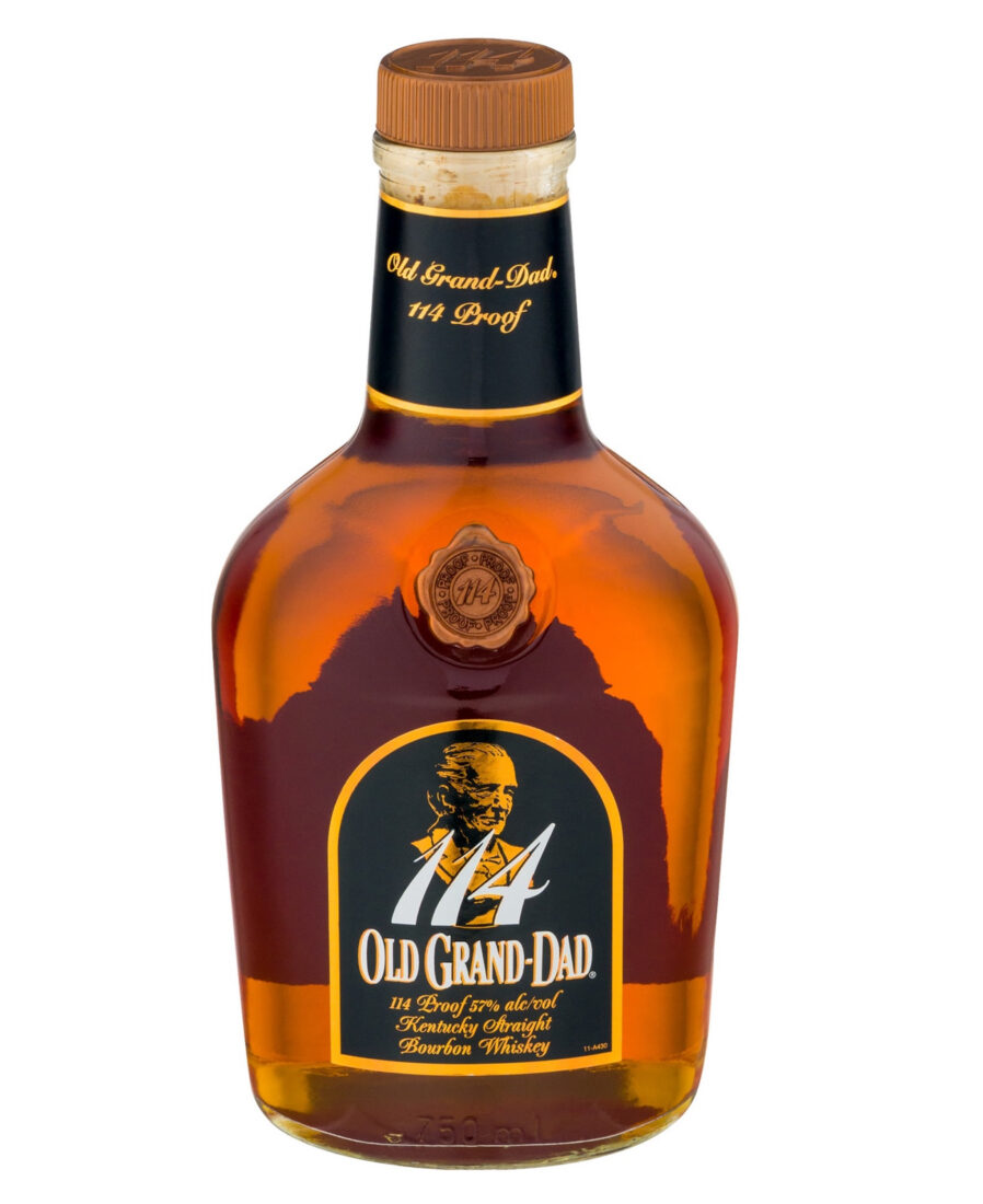 A bottle of bourbon