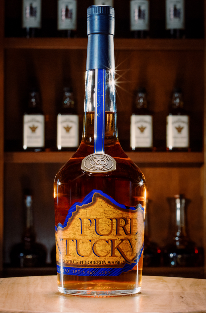 A bottle of bourbon