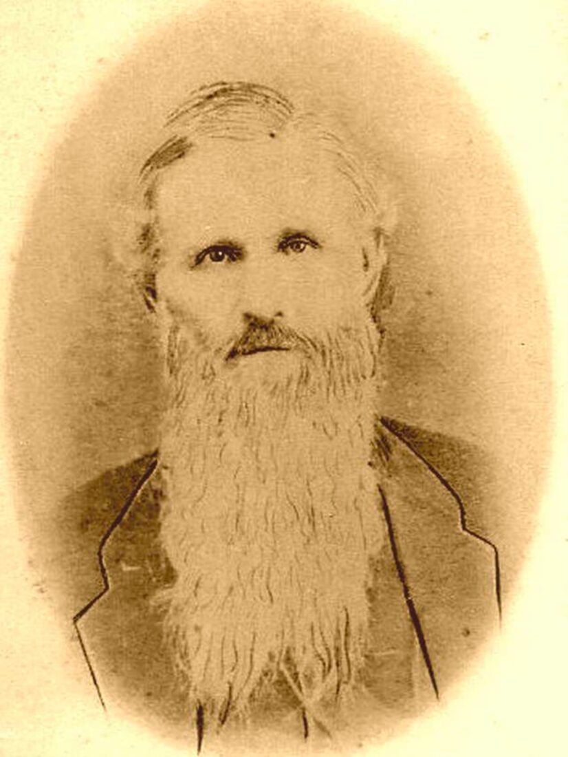 An old portrait of a man