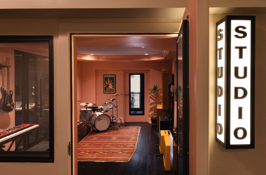 First Look: A Historic Texas Hotel Debuts Its Own Recording Studio