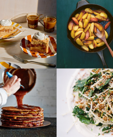 four recipes with apples