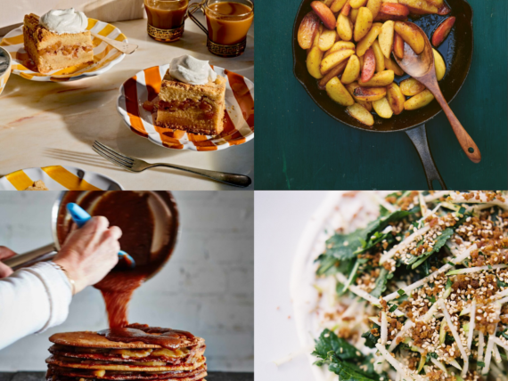 four recipes with apples