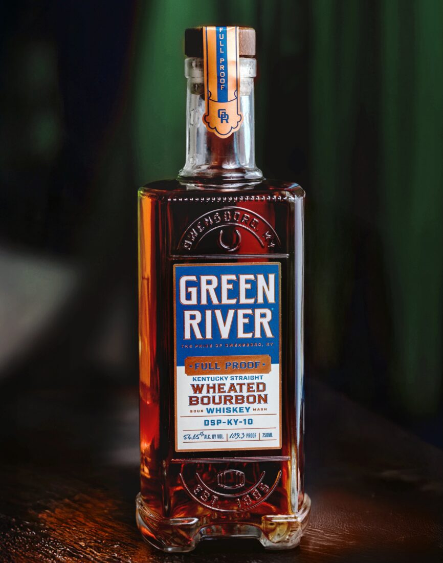 A bottle of bourbon