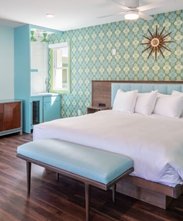A guest room