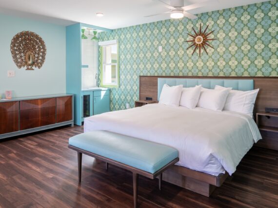 A guest room