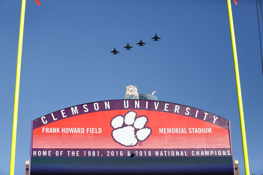 US air force flyover