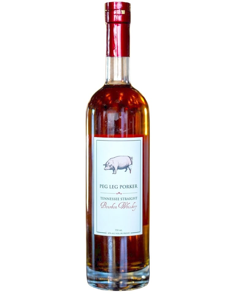 A bourbon bottle