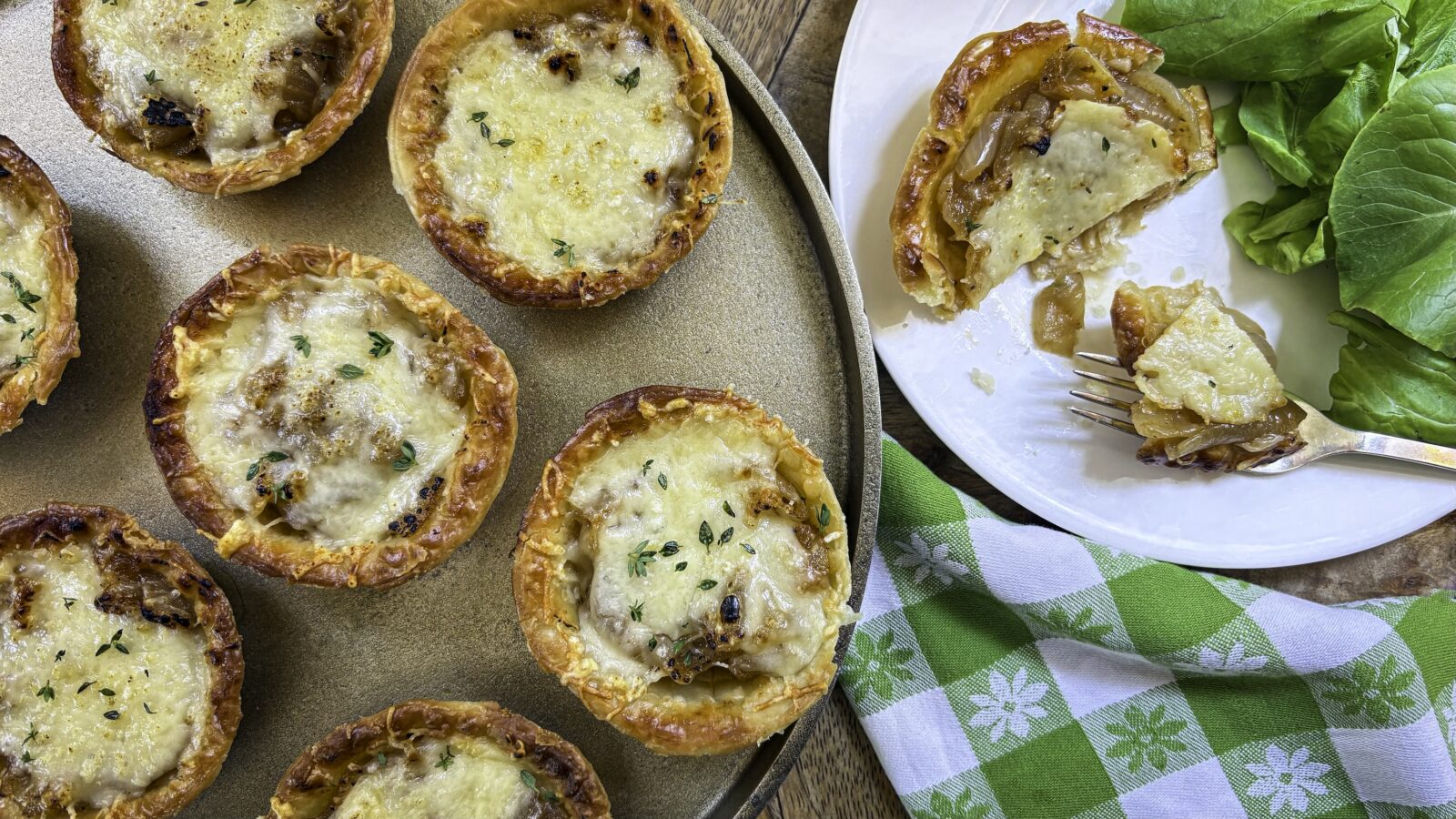 french onion tart
