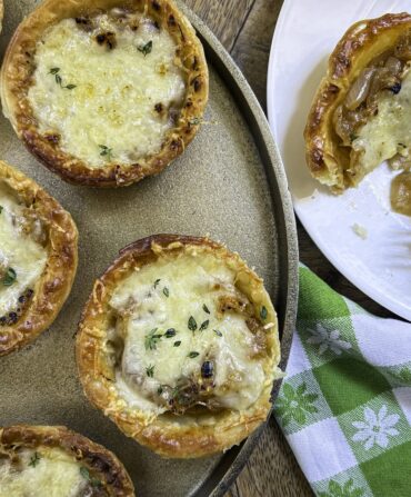 french onion tart