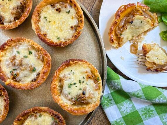 french onion tart
