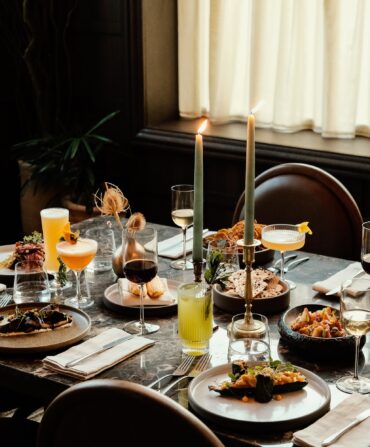A dinner table