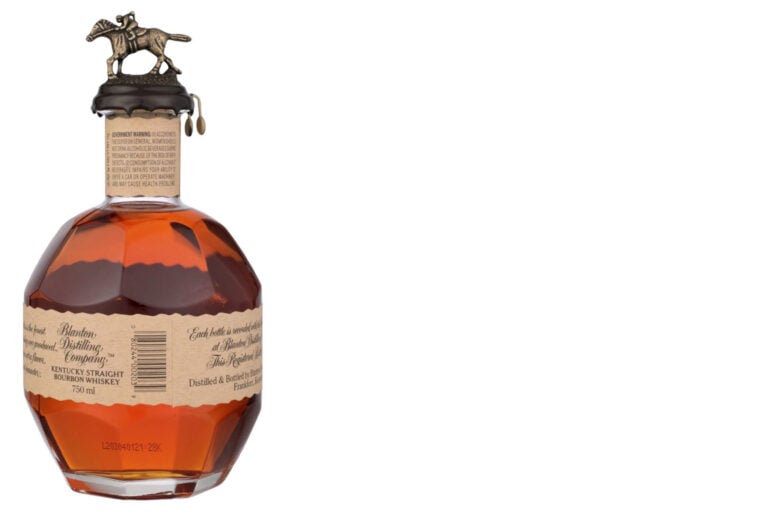 horse-capped bourbon bottle