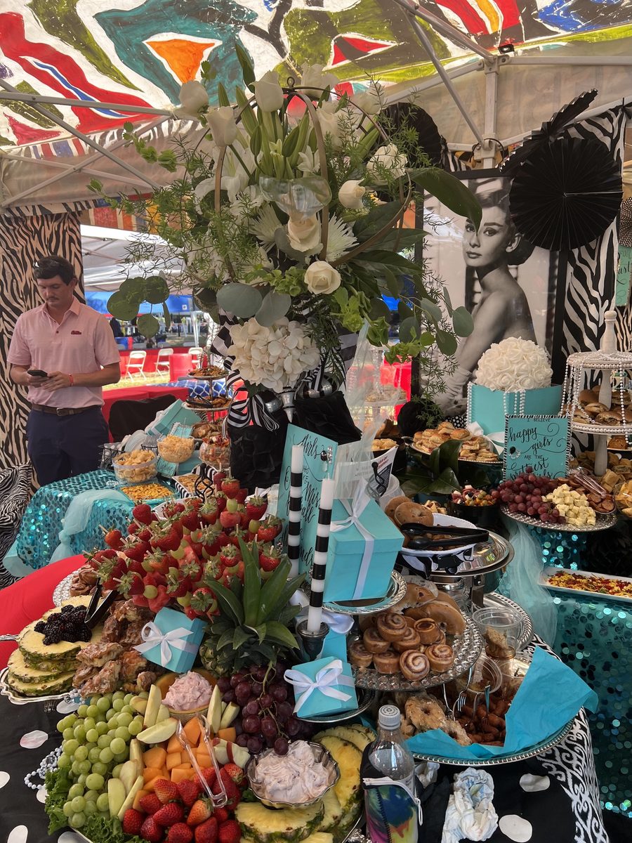 audrey hepburn themed tailgate