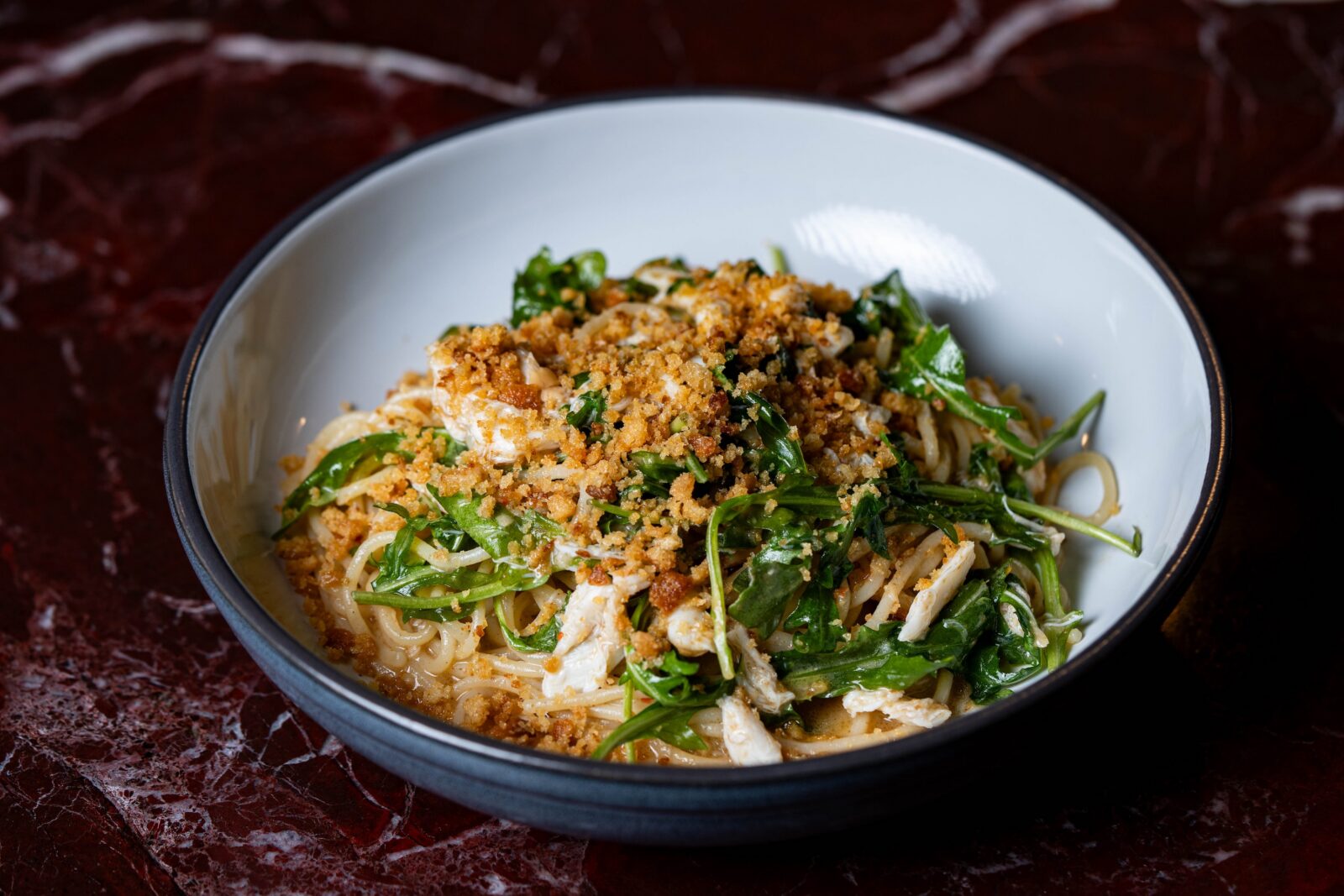 A spaghetti dish