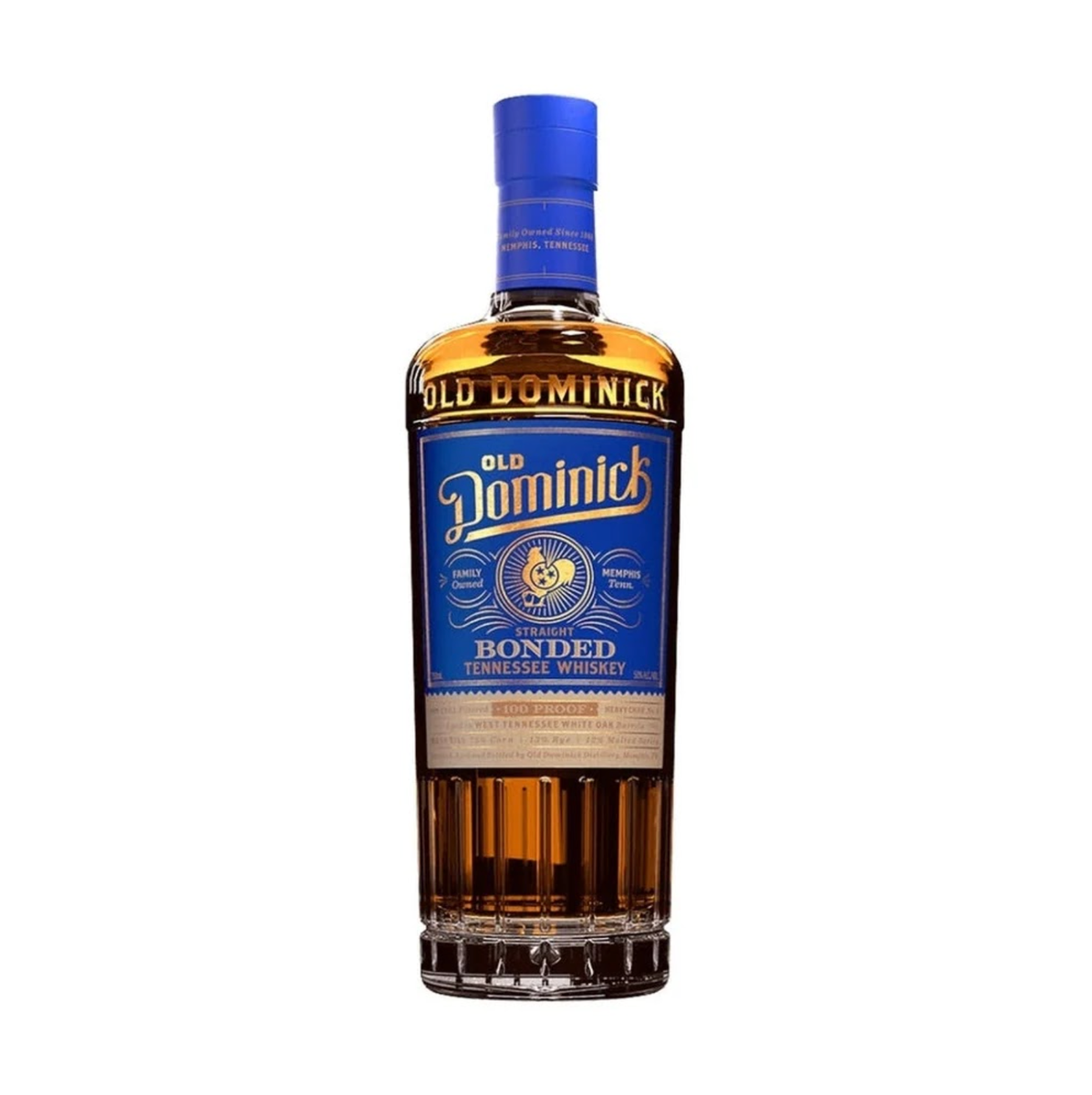 old dominick bonded whiskey bottle