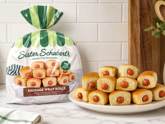 Sister schuberts sausage wrap rolls