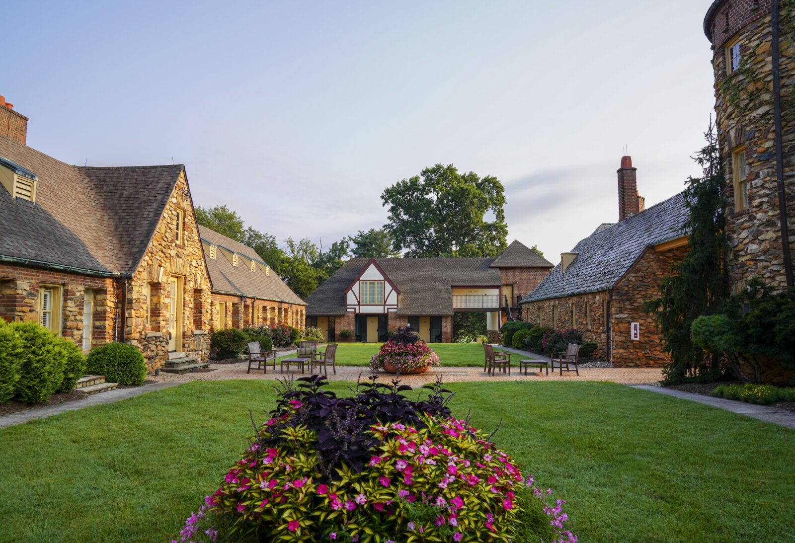 A courtyard