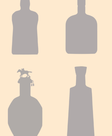 four bottle silhouettes