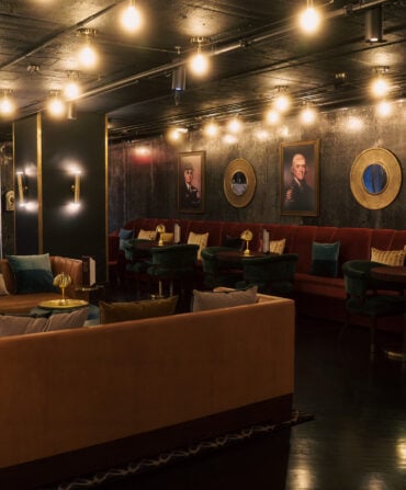 vault-themed speakeasy
