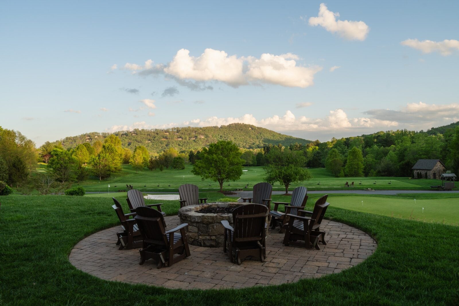 A golf course
