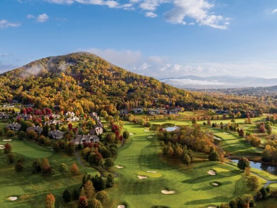 A golf course