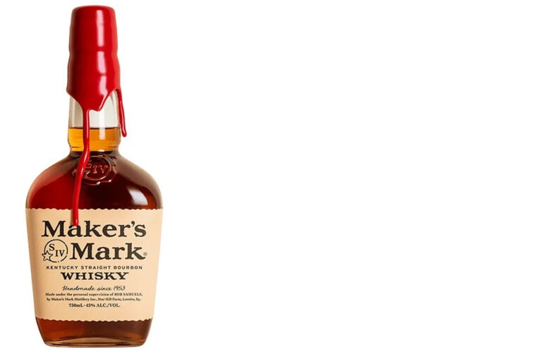 wax sealed bourbon bottle