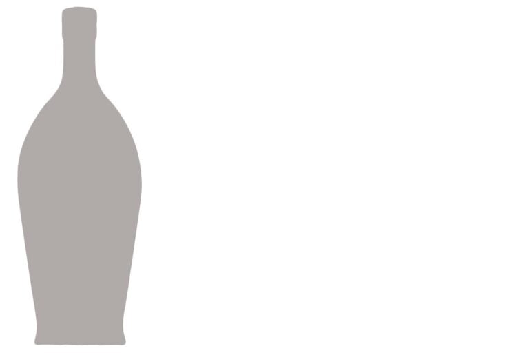 grey silhouette tall bottle