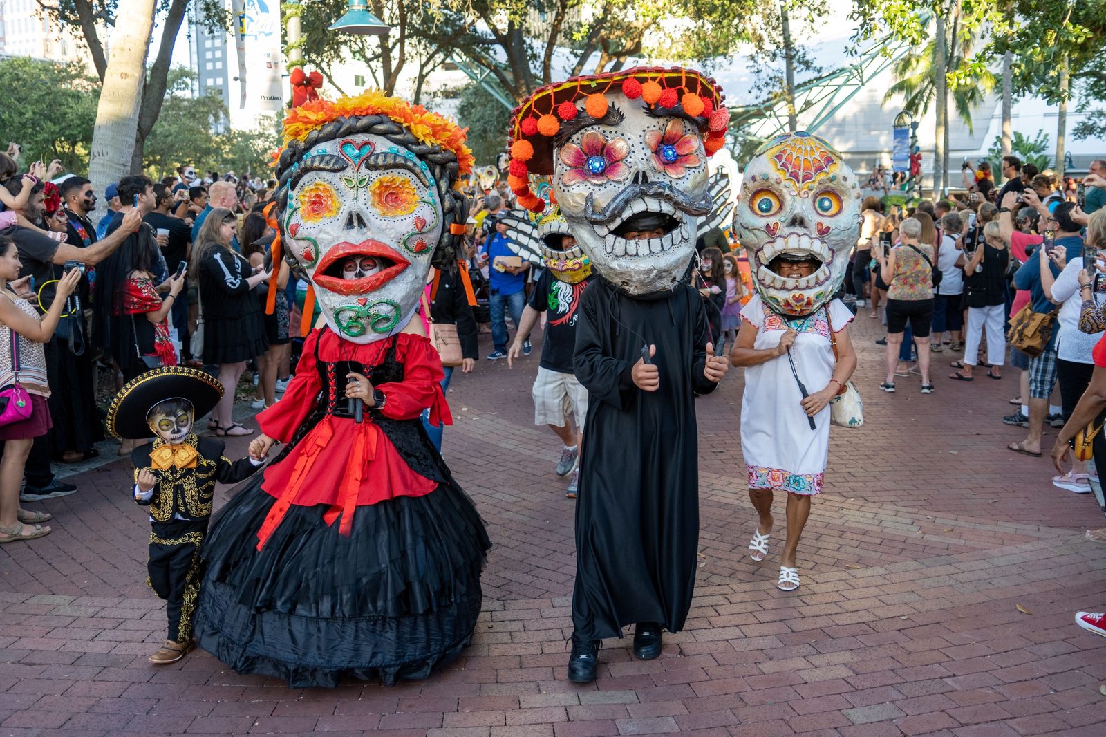 masked paraders