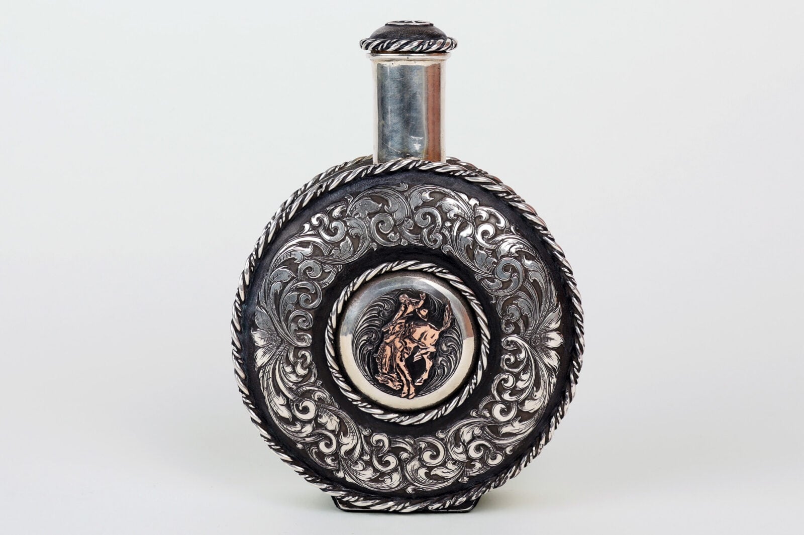 A vintage decanter