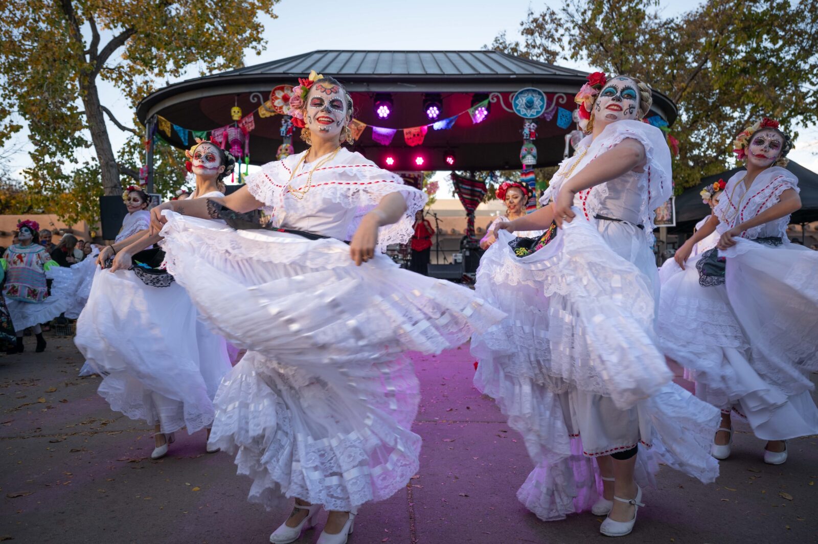 dancers during day of the dead